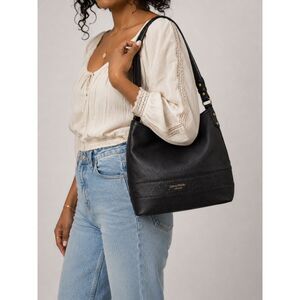 Darcy Marks London Embossed Vegan Leather Hobo Shoulder Bag